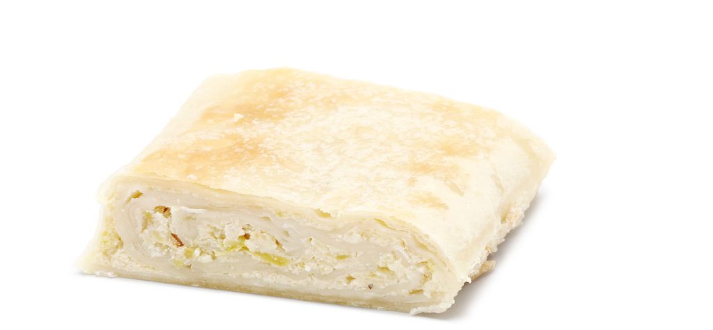 Mešani zavitek iz vlečenega testa