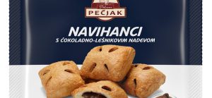 Navihanci s čokoladno-lešnikovim nadevom - 1 kg