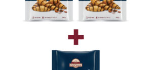 Mini dvobarvni francoski rogljički (2 + 1 gratis)